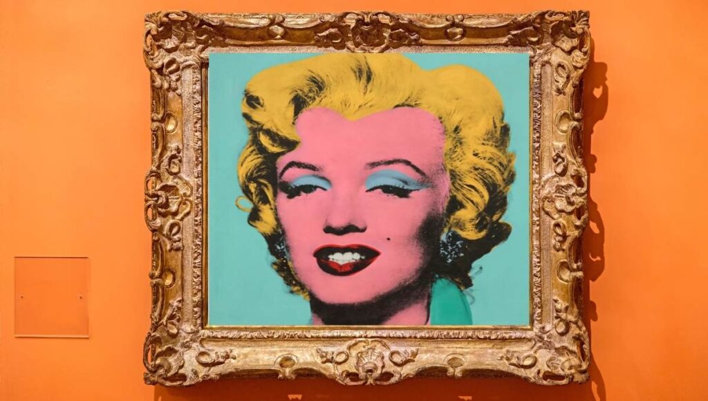 Shot Sage Blue Marilyn by Andy Warhol
