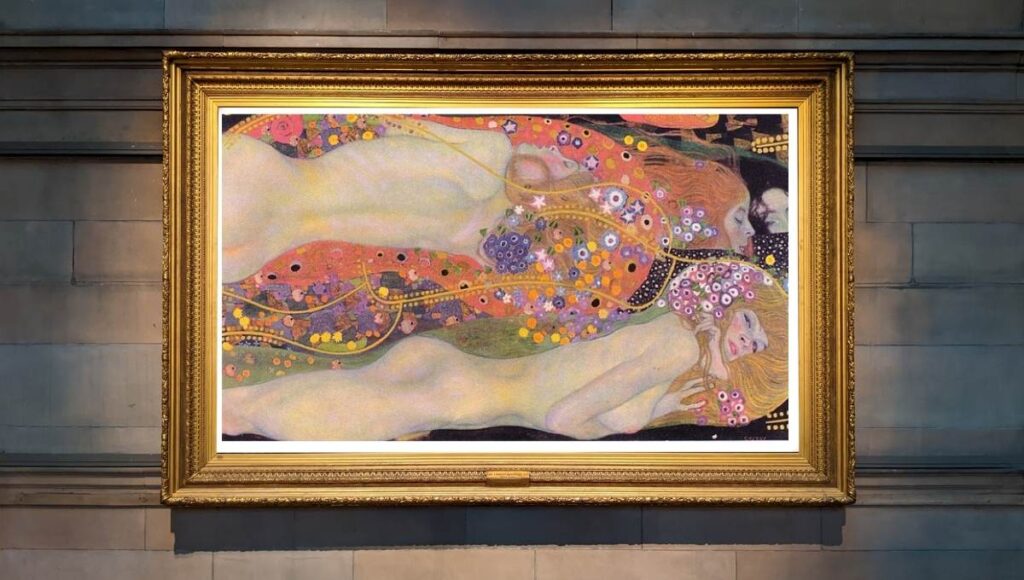 Water Serpents II by Gustav Klimt