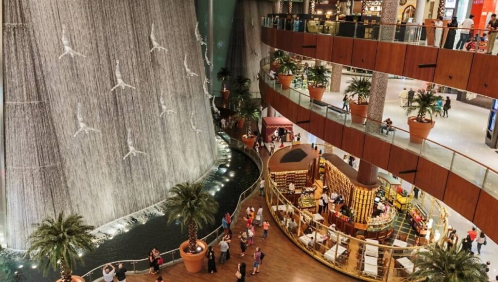 Dubai Mall Waterfall 