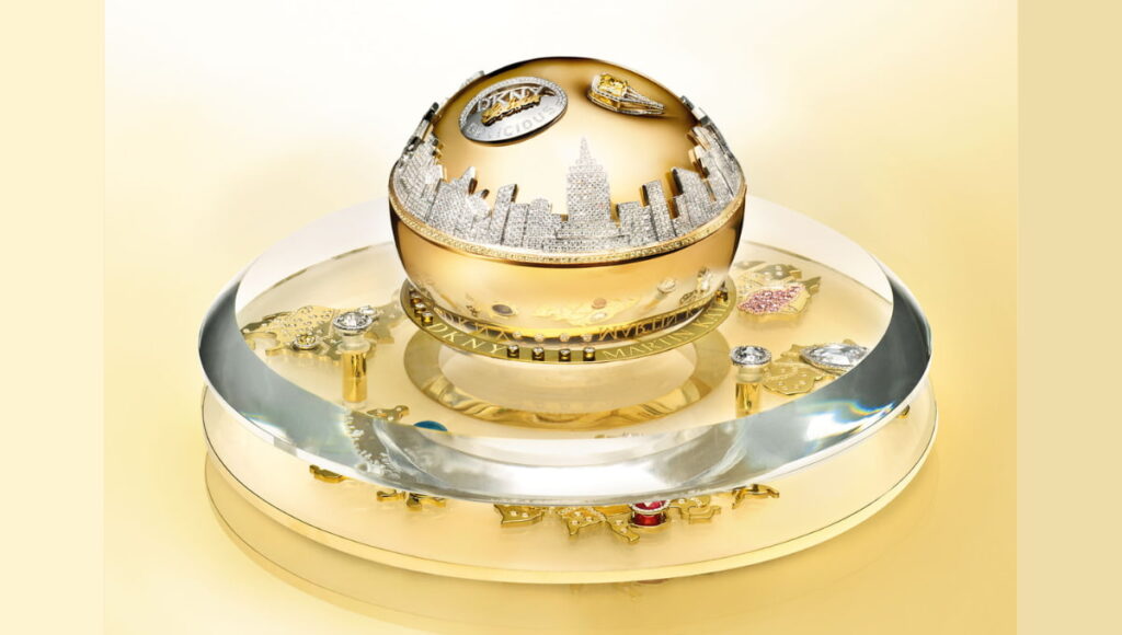 DKNY Golden Delicious Million Dollar Fragrance Bottle