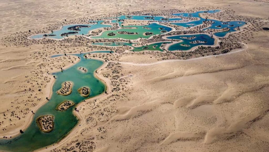 Al Qudra Lakes Hiking Route