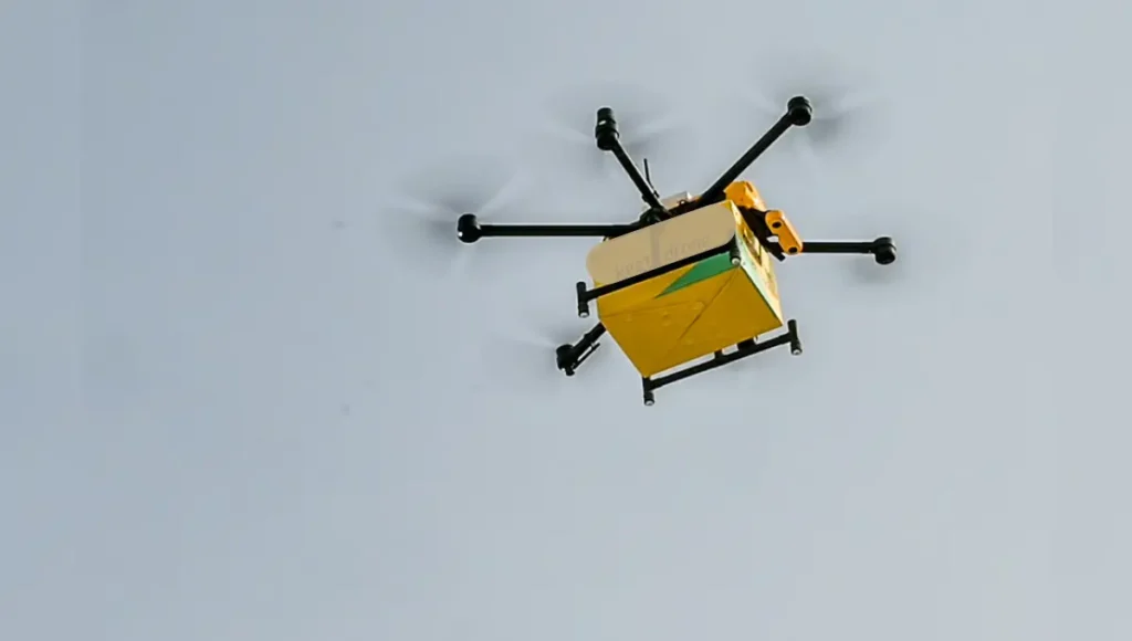 Dubai's First Smart Drone Food Delivery Route